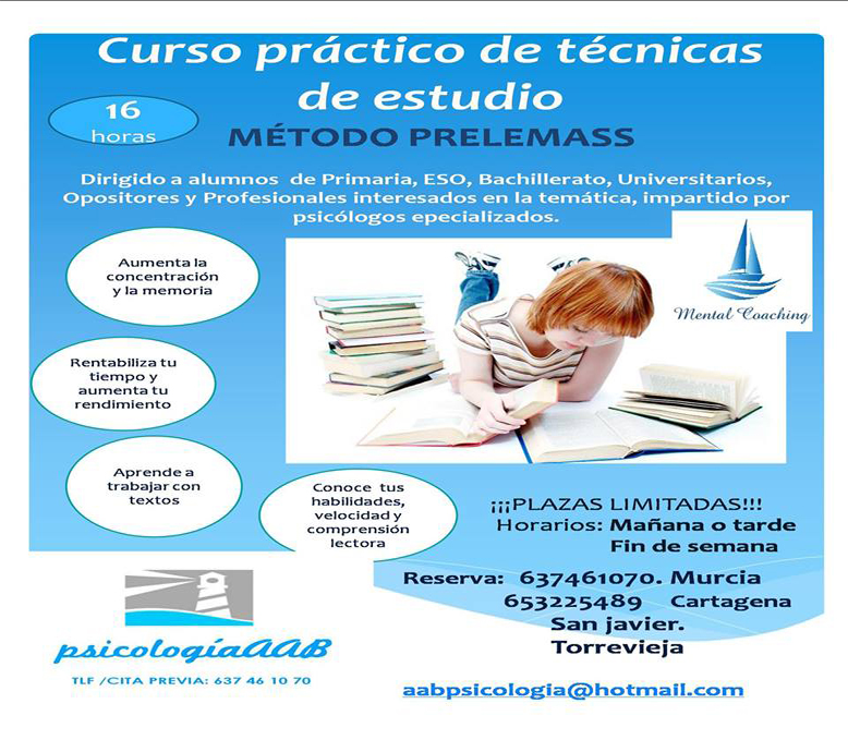 Técnicas de estudio en Murcia